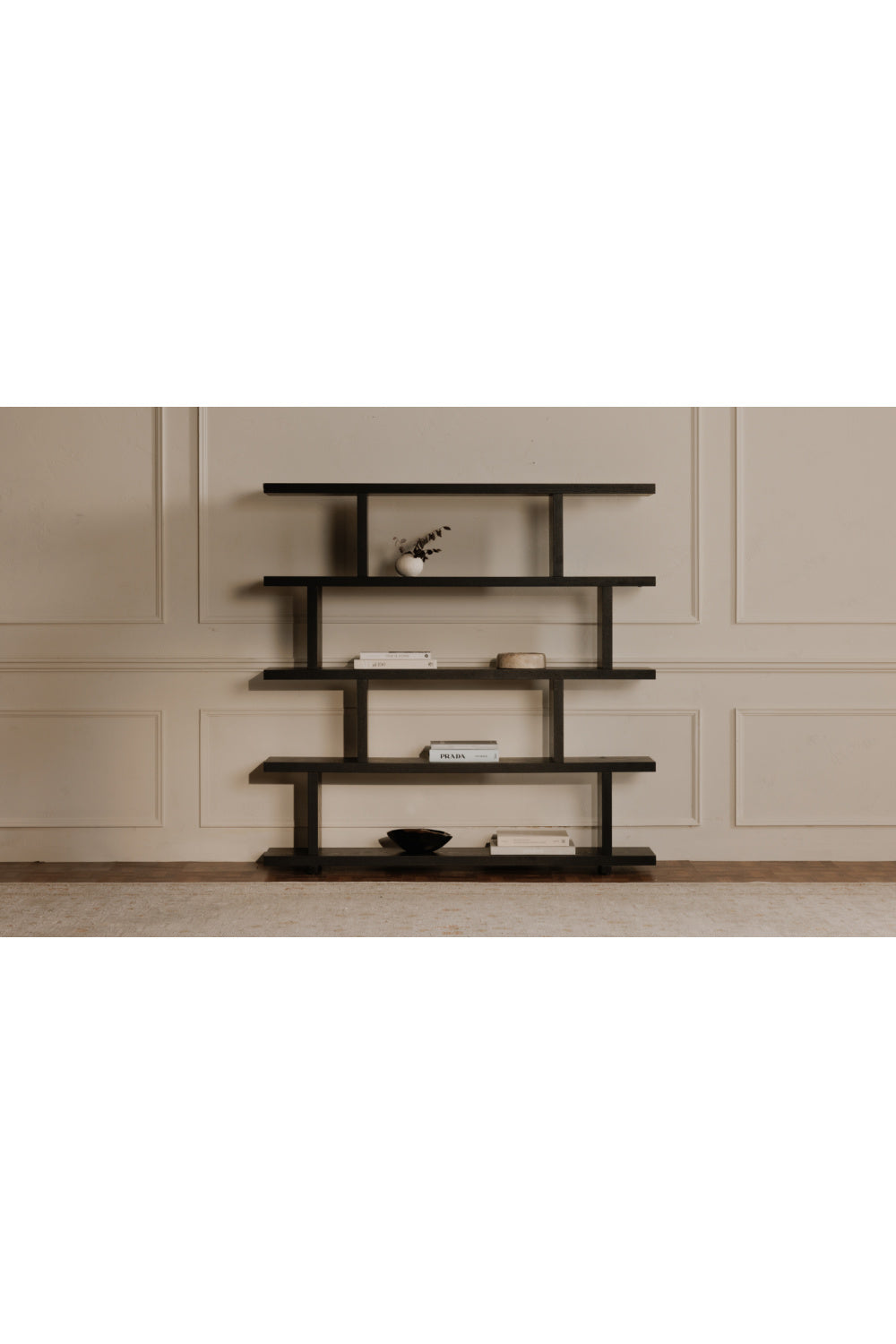 Modern European furniture - Black Ash Veneer Shelf - www.oroa.com | Oroa.com