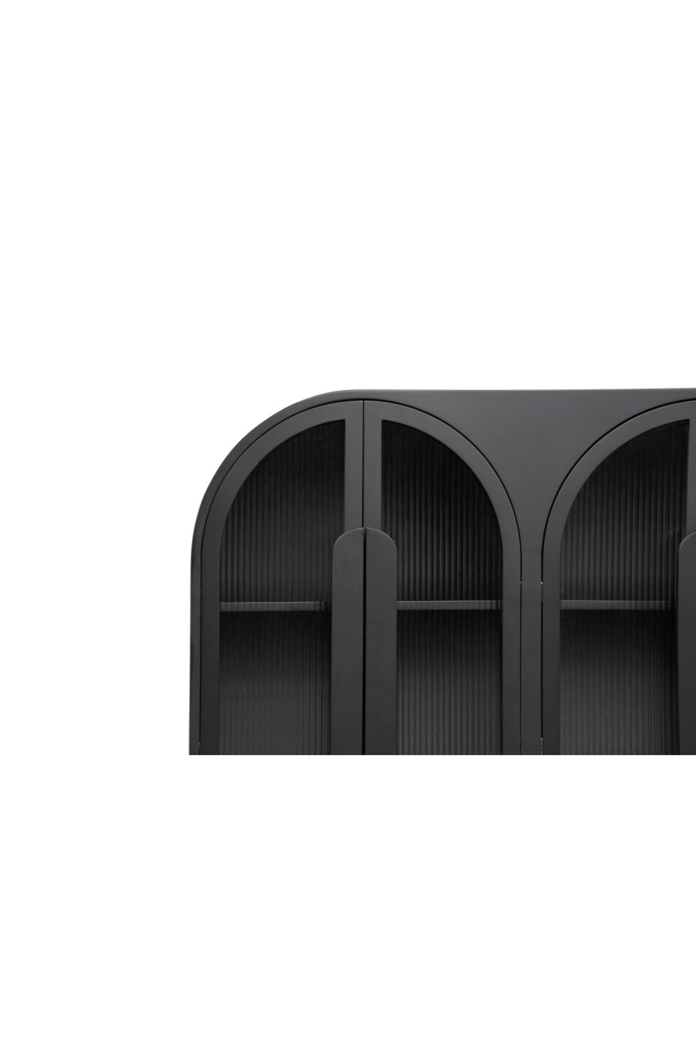 Modern European furniture - Black Arched 6-Door Sideboard - www.oroa.com | Oroa.com