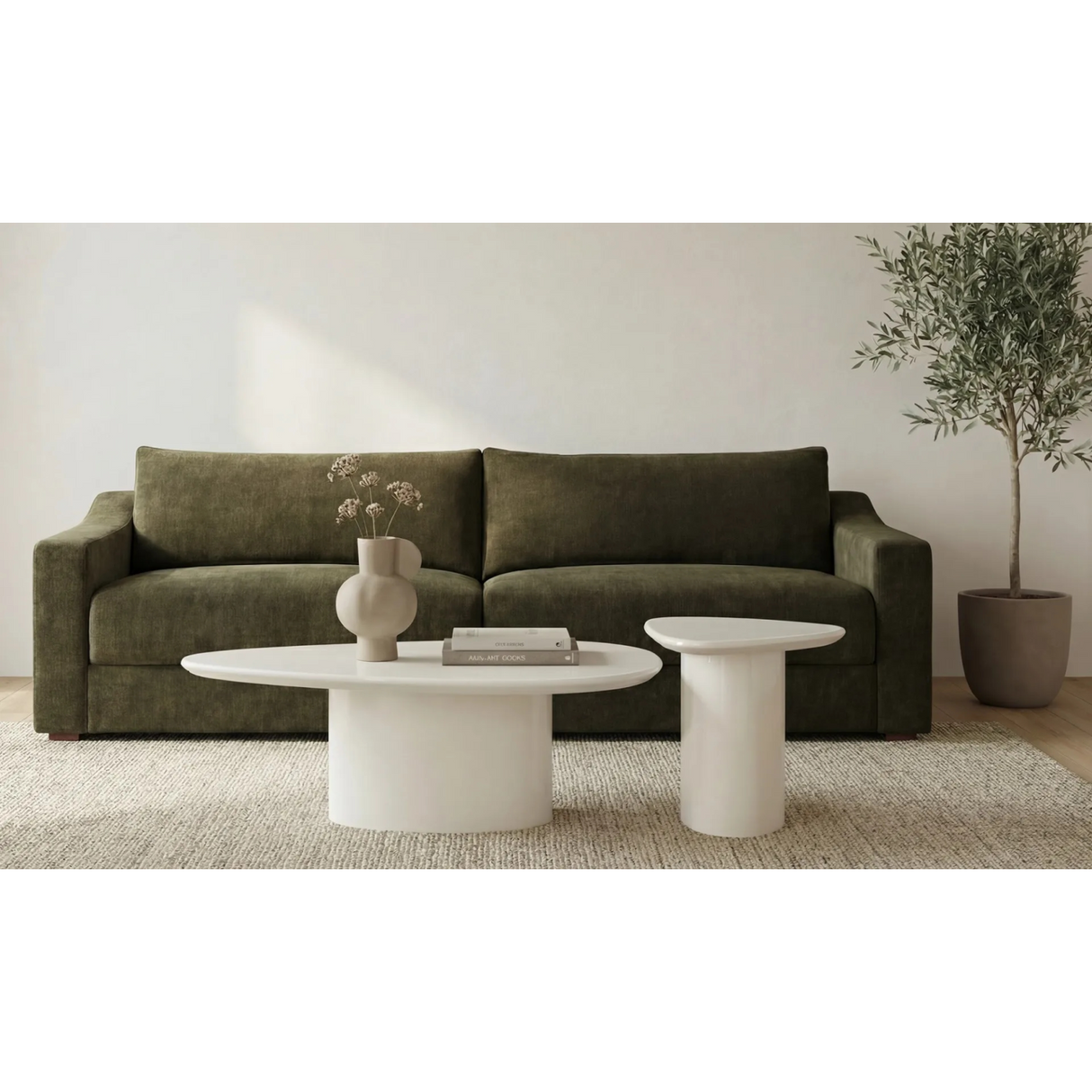 Modern European furniture - Organic-Shaped Lacquered Coffee Table - www.oroa.com | Oroa.com