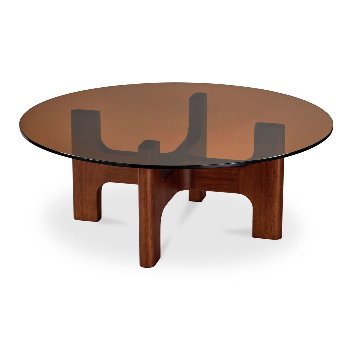 Modern European furniture - Brown Glass Coffee Table - www.oroa.com