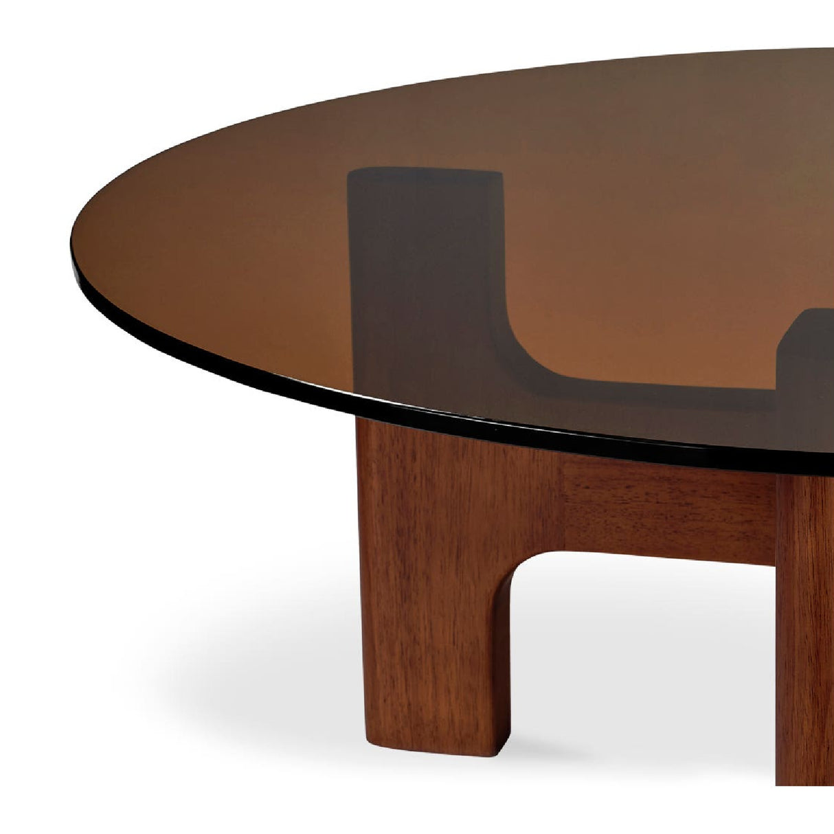 Modern European furniture - Brown Glass Coffee Table - www.oroa.com