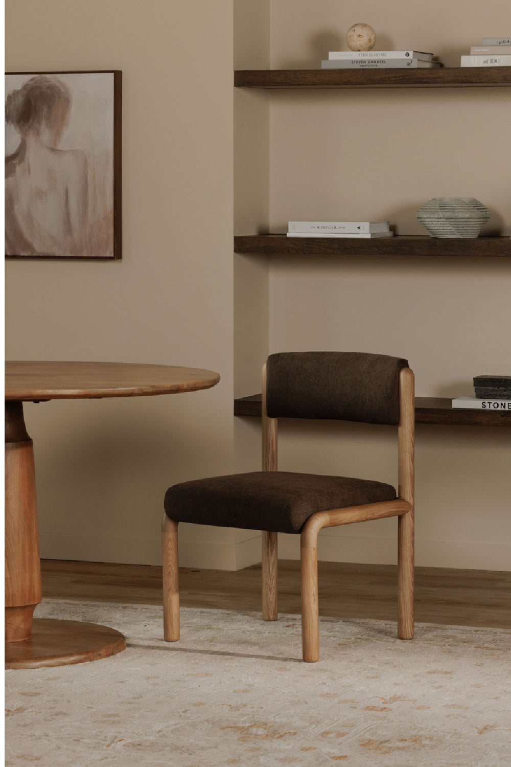 Modern European furniture - Solid Ash Framed Dining Chairs (2) - www.oroa.com | Oroa.com