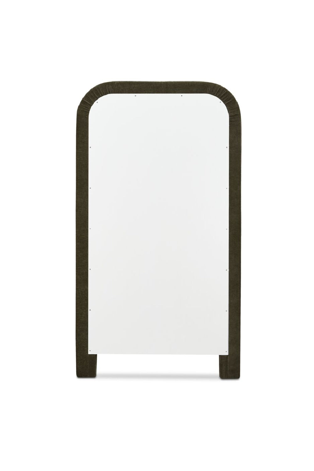 Modern European furniture - Ruched Upholstered Floor Mirror - www.oroa.com | Oroa.com
