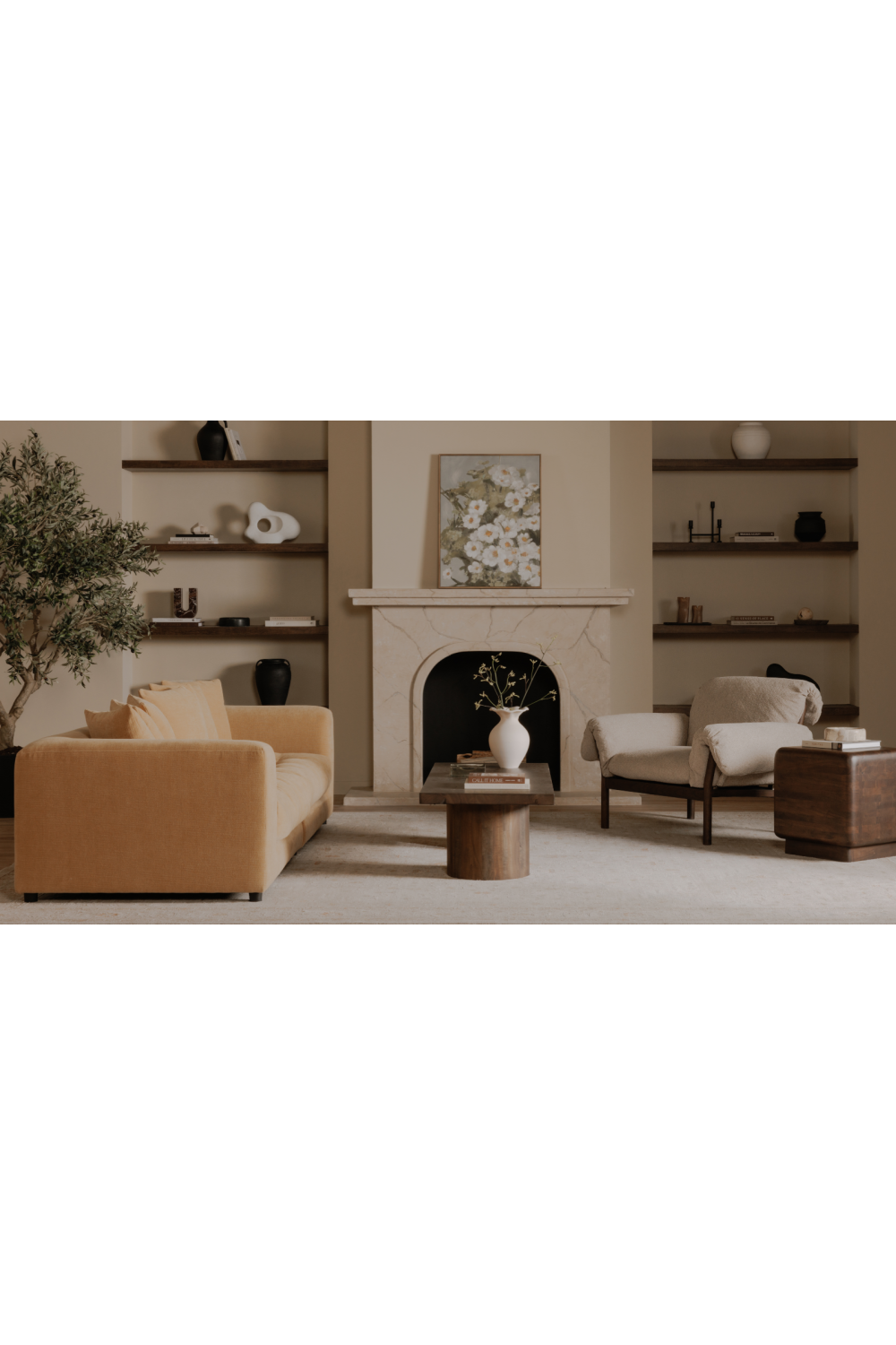 Ash-Framed Lounge Chair | Novi Living Cardero | Oroa.com