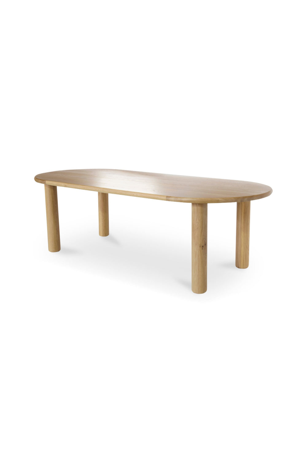 Modern European furniture - Light Oak Oval Dining Table - www.oroa.com | Oroa.com