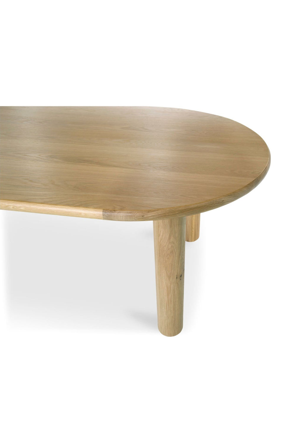 Modern European furniture - Light Oak Oval Dining Table - www.oroa.com | Oroa.com
