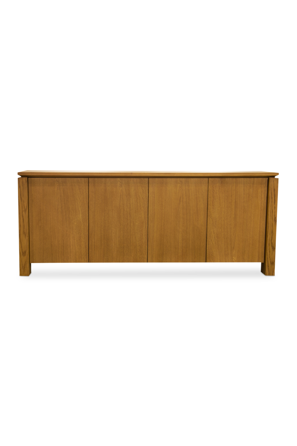 Modern European furniture - Oak Rustic 4-Door Sideboard - www.oroa.com | Oroa.com