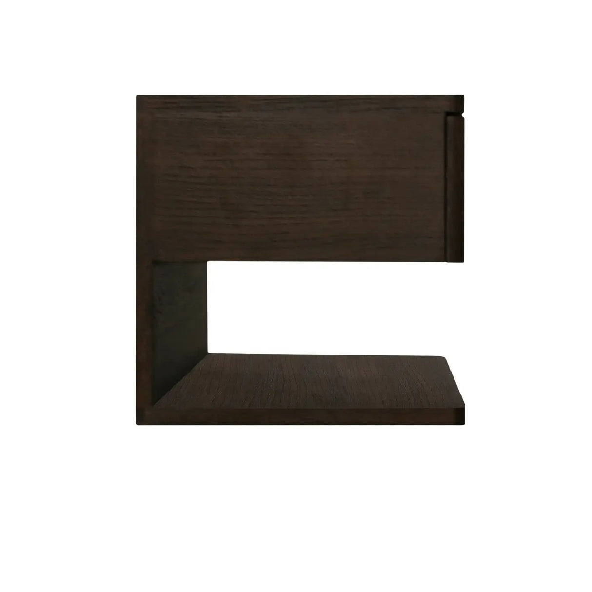 Modern European furniture - Brown 1-Drawer Floating Nightstand - www.oroa.com