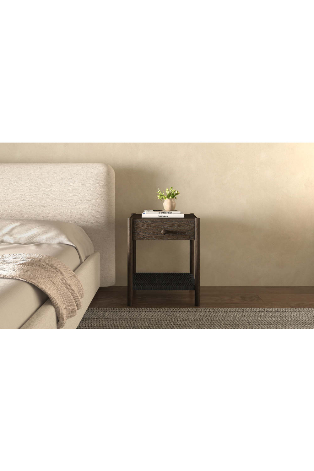 Modern European furniture - Woven Rope Accent Nightstand - www.oroa.com | Oroa.com