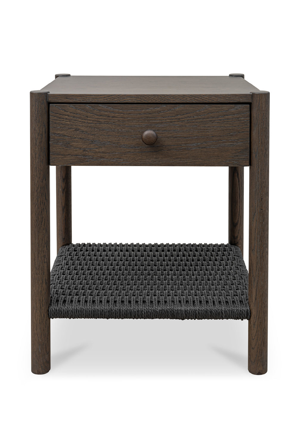 Modern European furniture - Woven Rope Accent Nightstand - www.oroa.com | Oroa.com