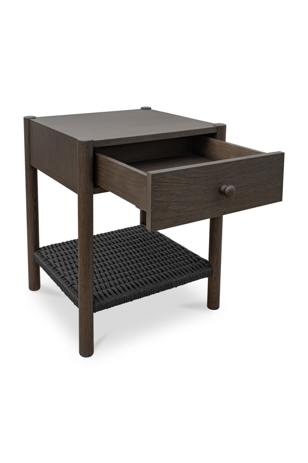 Modern European furniture - Woven Rope Accent Nightstand - www.oroa.com | Oroa.com