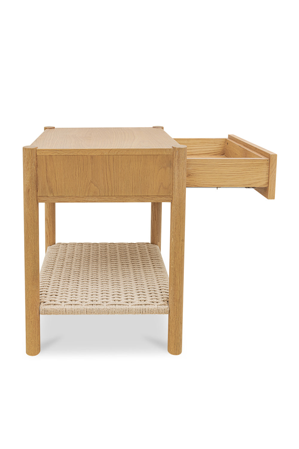 Modern European furniture - Woven Rope Accent Nightstand - www.oroa.com | Oroa.com