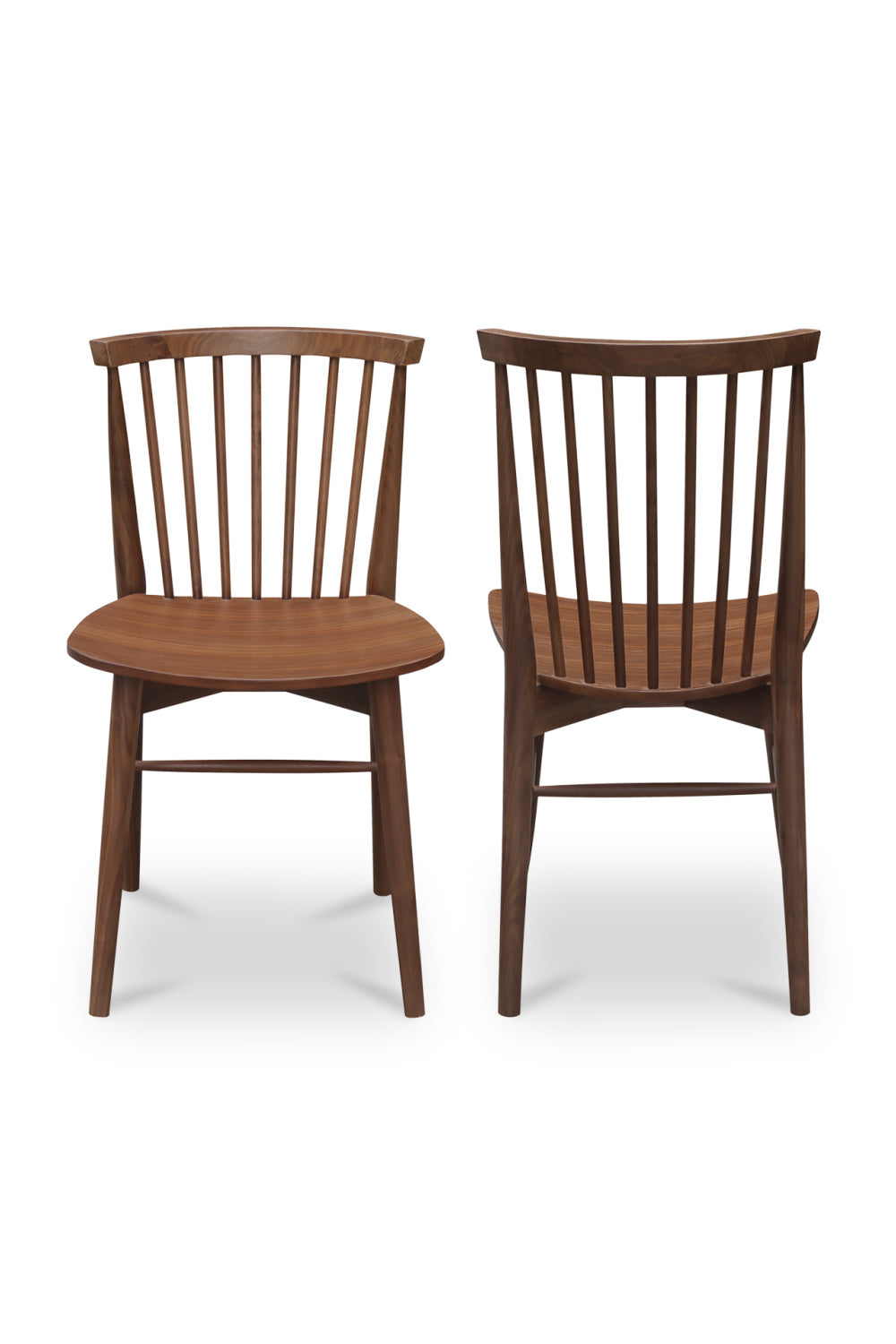 Modern European furniture - Spindle-Back Dining Chairs (2) - www.oroa.com | Oroa.com