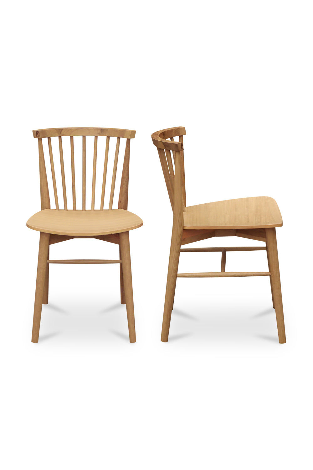 Modern European furniture - Spindle-Back Dining Chairs (2) - www.oroa.com | Oroa.com