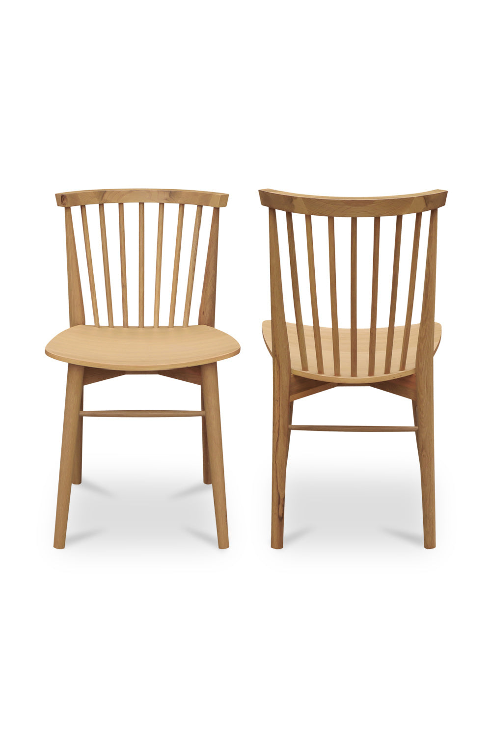 Modern European furniture - Spindle-Back Dining Chairs (2) - www.oroa.com | Oroa.com