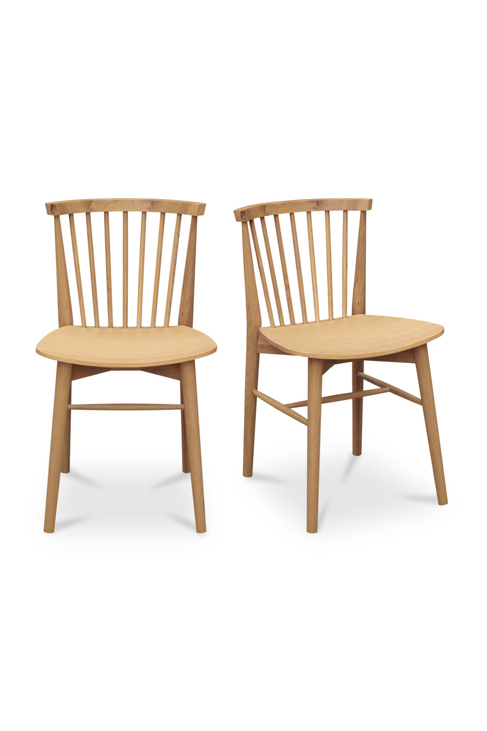 Modern European furniture - Spindle-Back Dining Chairs (2) - www.oroa.com | Oroa.com