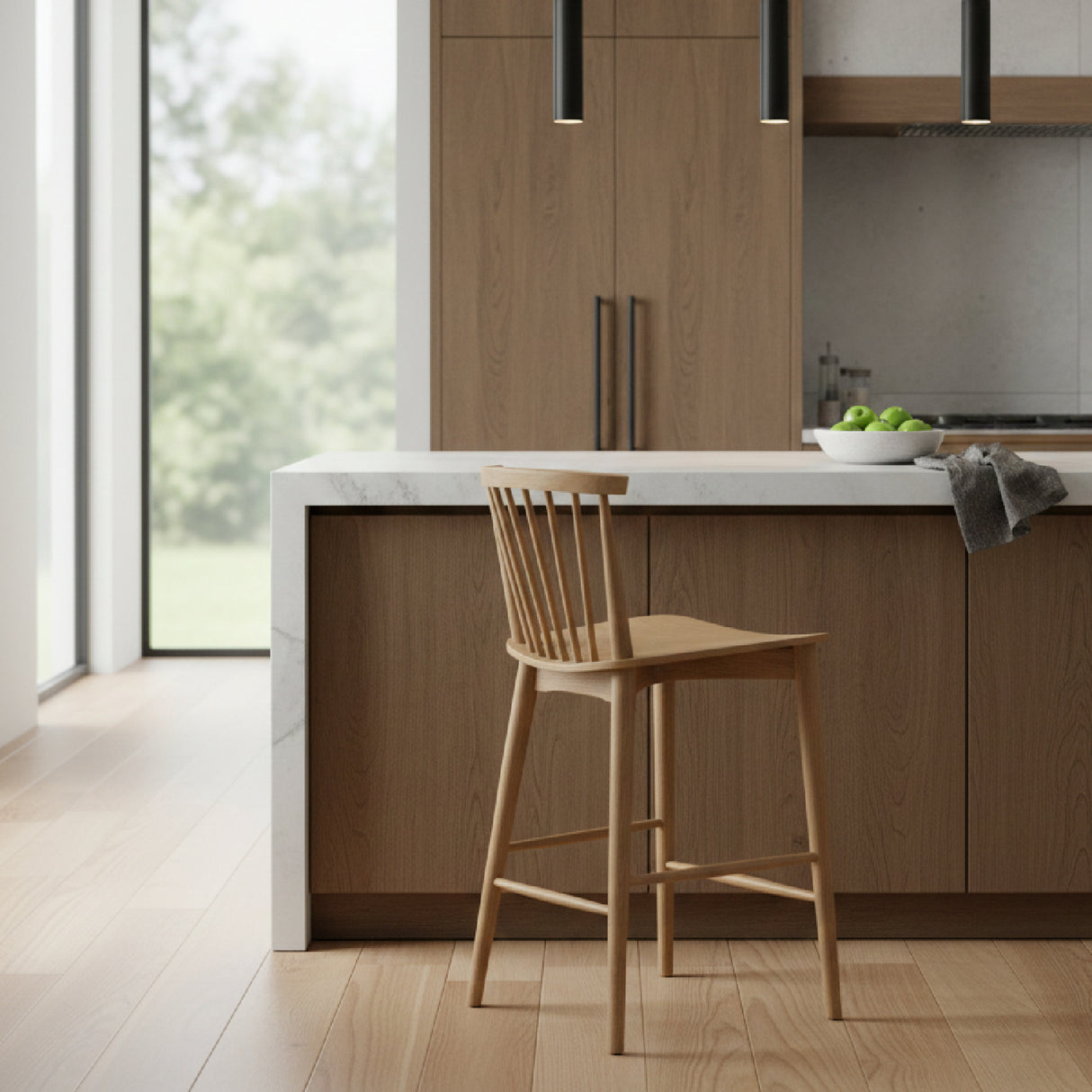 Modern European furniture - Spindle-Back Counter Stool - www.oroa.com | Oroa.com