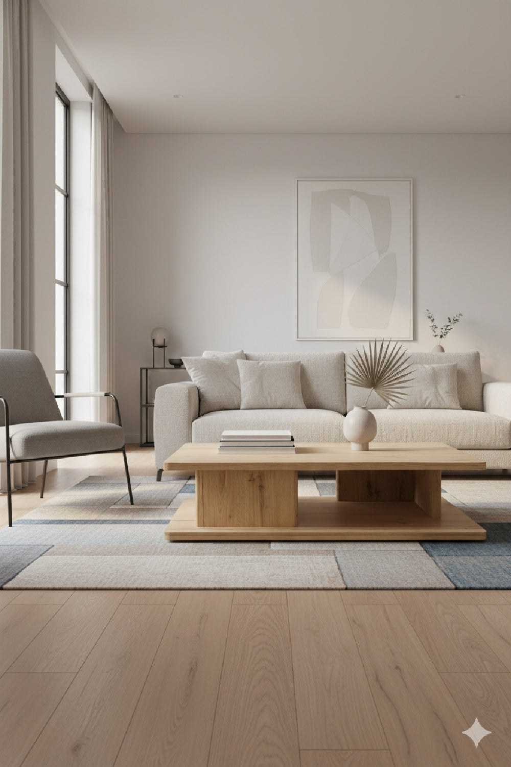 Modern European furniture - Oak Open Storage Coffee Table - www.oroa.com | Oroa.com