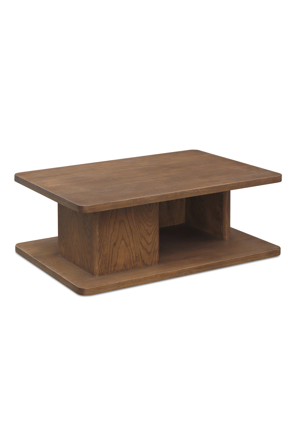 Modern European furniture - Oak Open Storage Coffee Table - www.oroa.com | Oroa.com