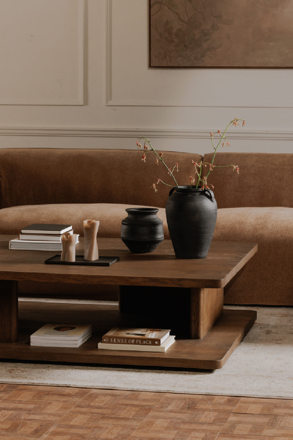 Modern European furniture - Oak Open Storage Coffee Table - www.oroa.com | Oroa.com