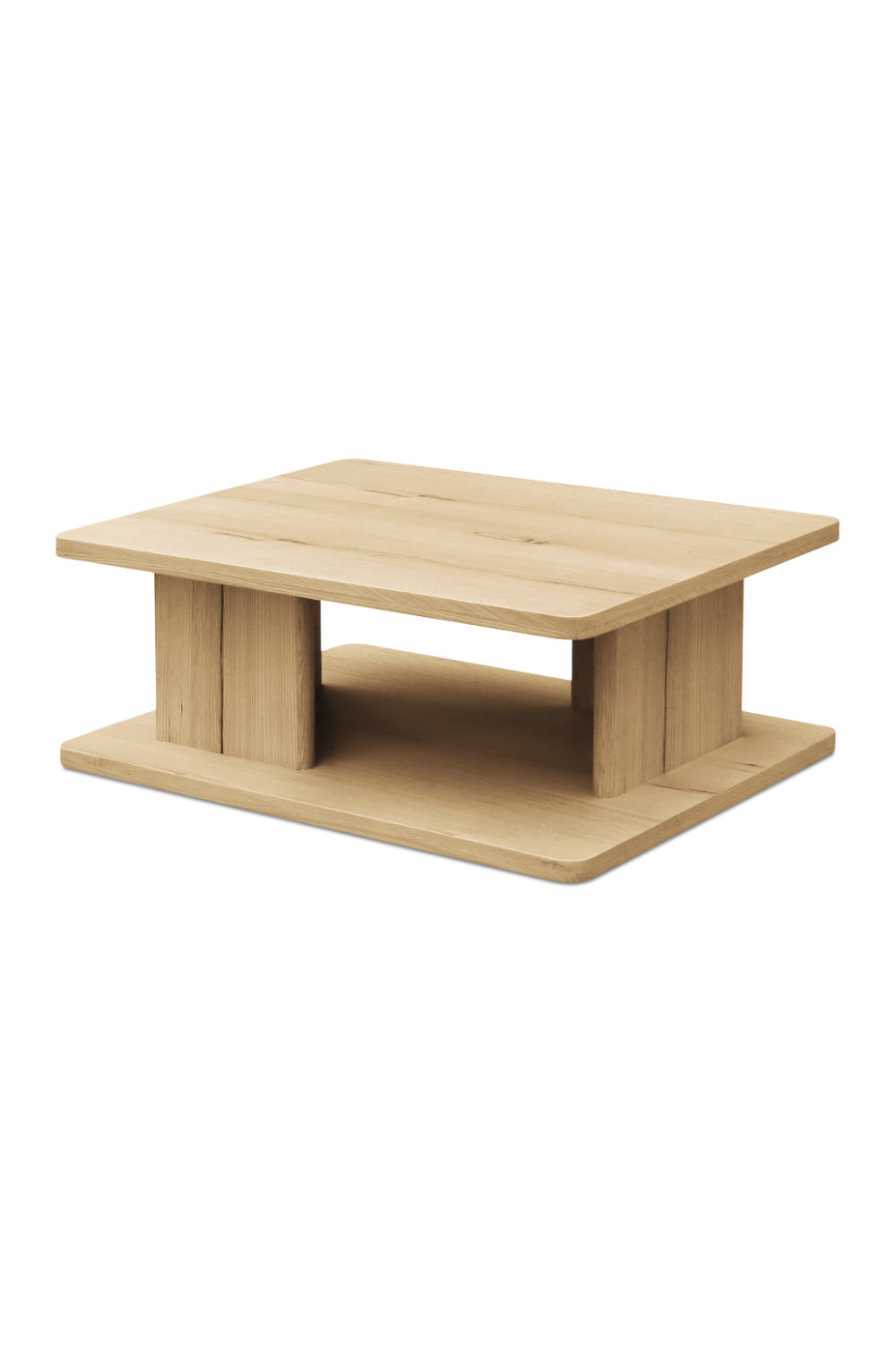 Modern European furniture - Oak Open Storage Coffee Table - www.oroa.com | Oroa.com