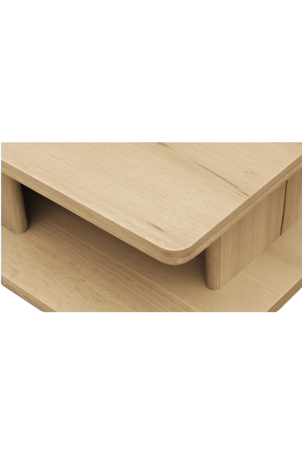 Modern European furniture - Oak Open Storage Coffee Table - www.oroa.com | Oroa.com