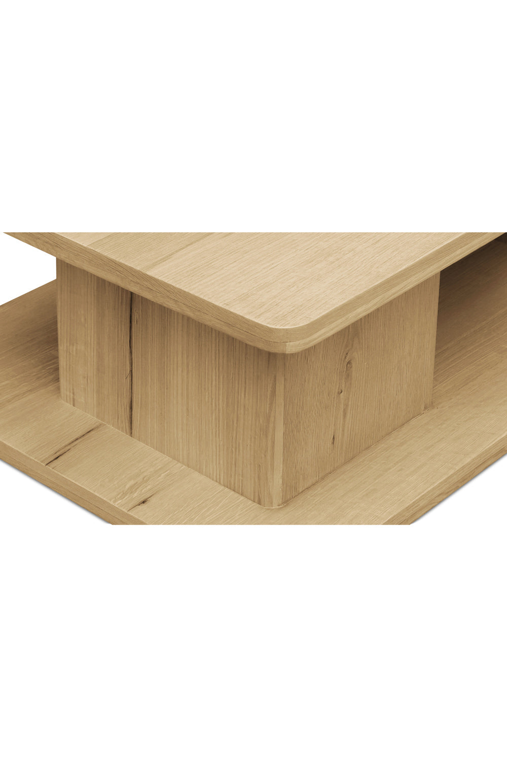 Modern European furniture - Oak Open Storage Coffee Table - www.oroa.com | Oroa.com