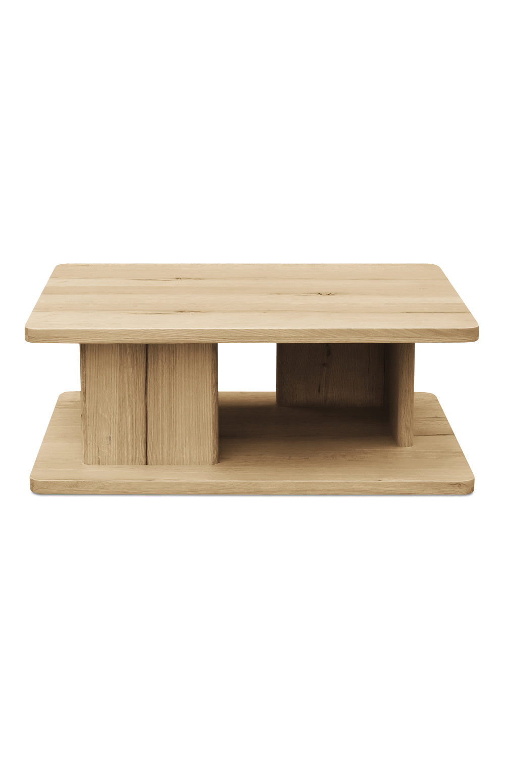 Modern European furniture - Oak Open Storage Coffee Table - www.oroa.com | Oroa.com