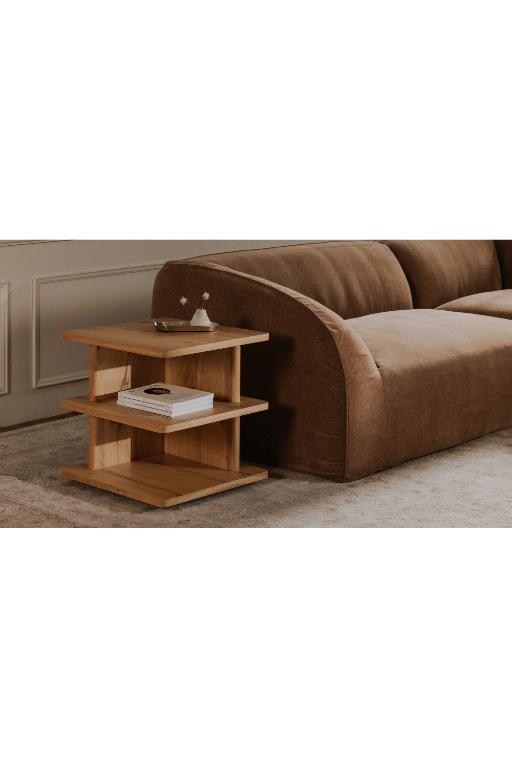 Modern European furniture - Solid Wood Rustic Side Table - www.oroa.com | Oroa.com