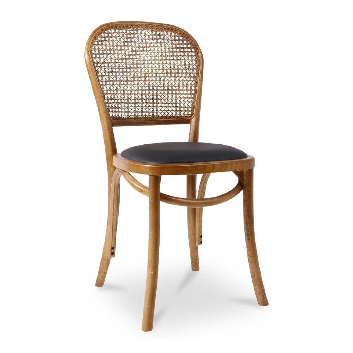 Modern European furniture - Elm-Framed Rattan Dining Chairs (2) - www.oroa.com