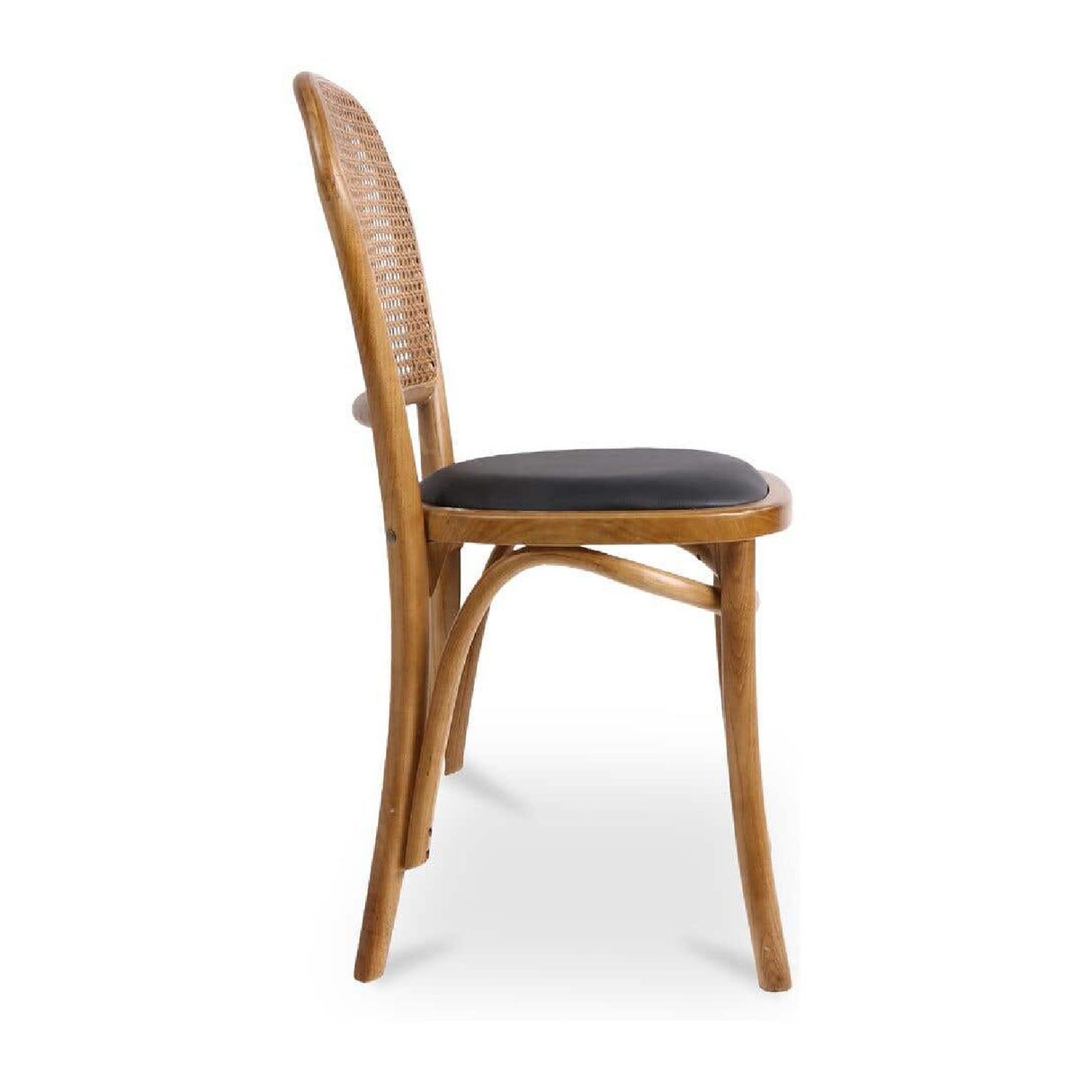 Modern European furniture - Elm-Framed Rattan Dining Chairs (2) - www.oroa.com