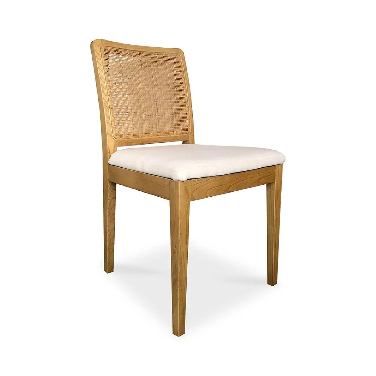 Rattan-Back Dining Chair Set (2) | Novi Living Orville | Oroa.com