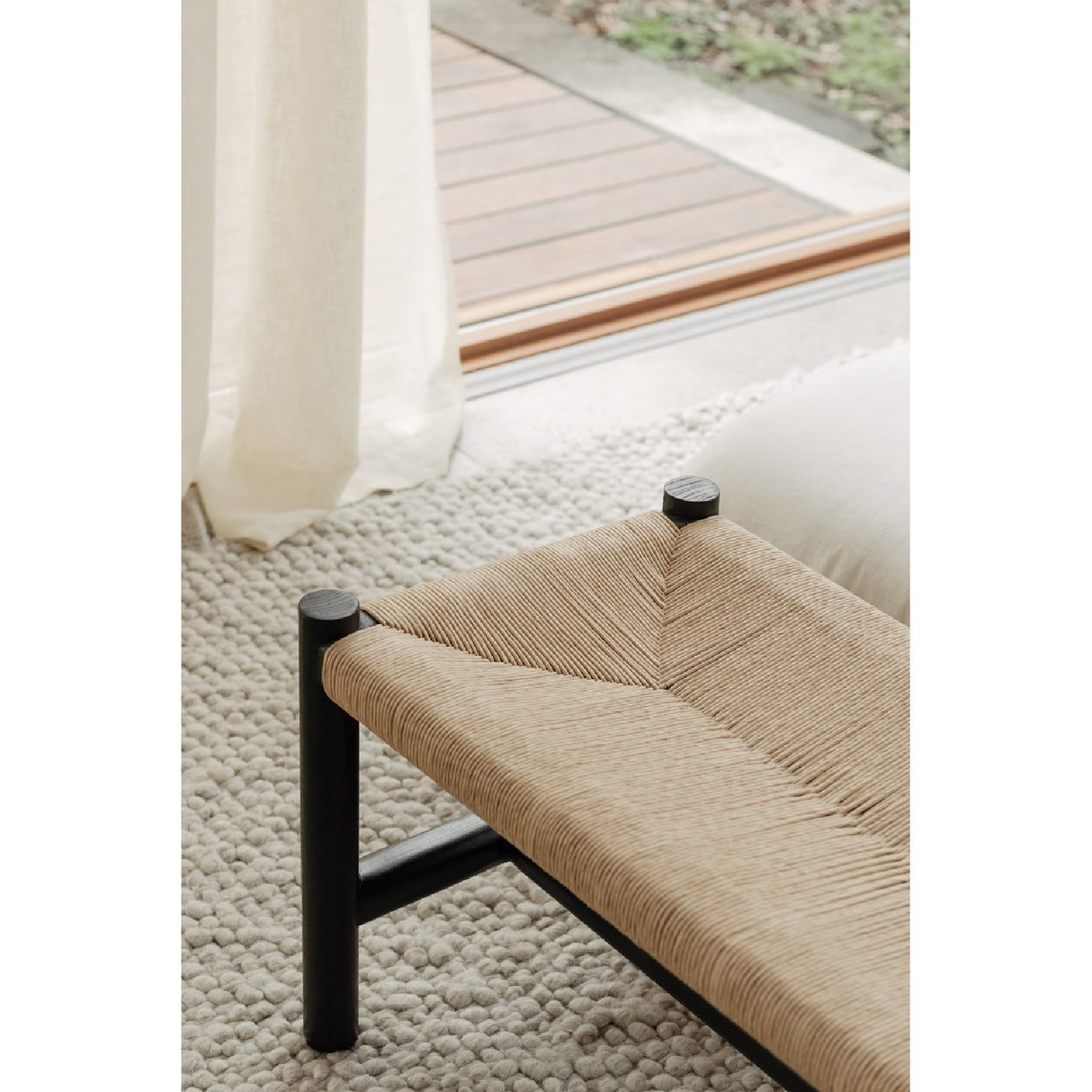 Woven Fibers Bench | Novi Living Hawthorn | Oroa.com