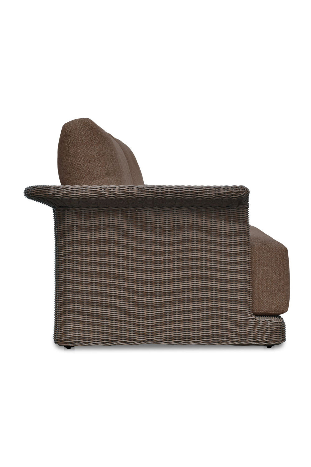 Modern European furniture - Curved Arm Wicker Outdoor Sofa - www.oroa.com | Oroa.com