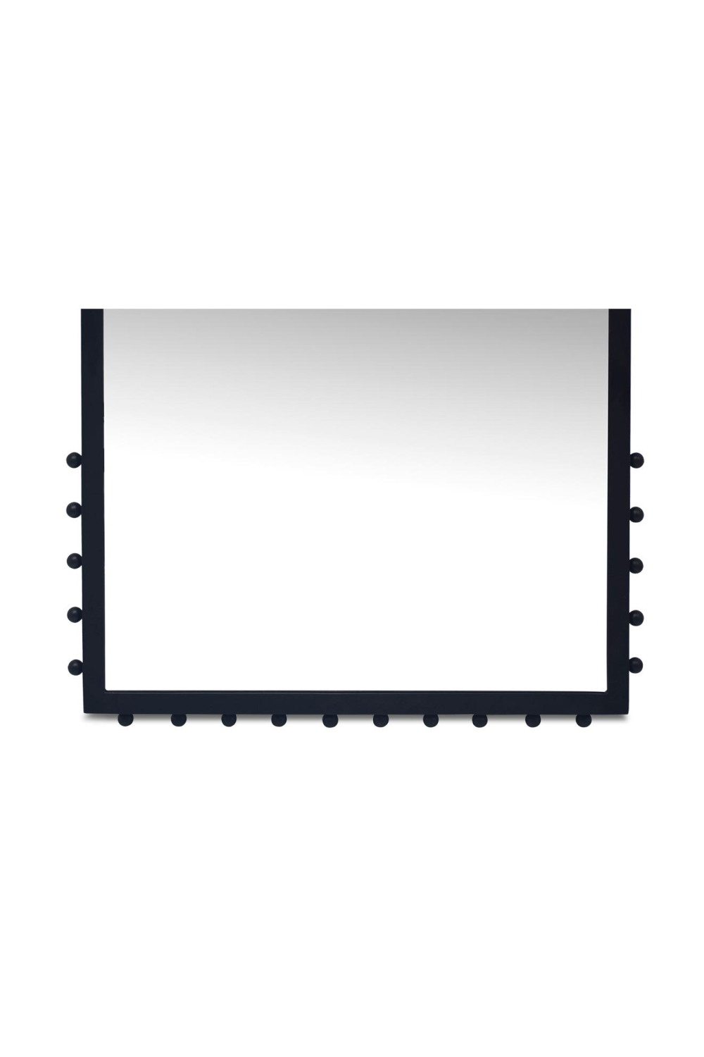 Modern European furniture - Black Iron Floor Mirror - www.oroa.com | Oroa.com