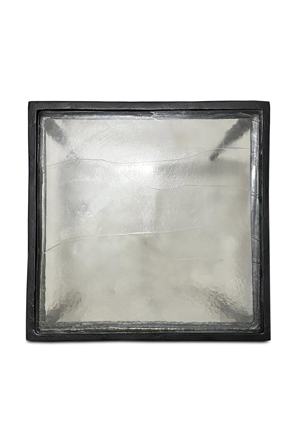 Modern European furniture - Square Cast Glass Side Table- www.oroa.com | Oroa.com