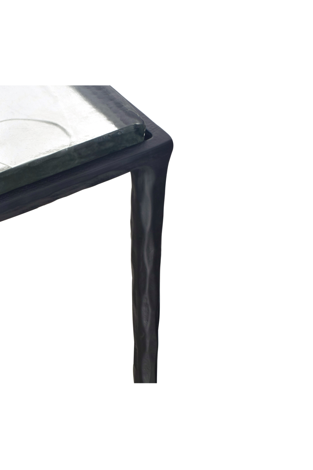 Modern European furniture - Square Cast Glass Side Table- www.oroa.com | Oroa.com