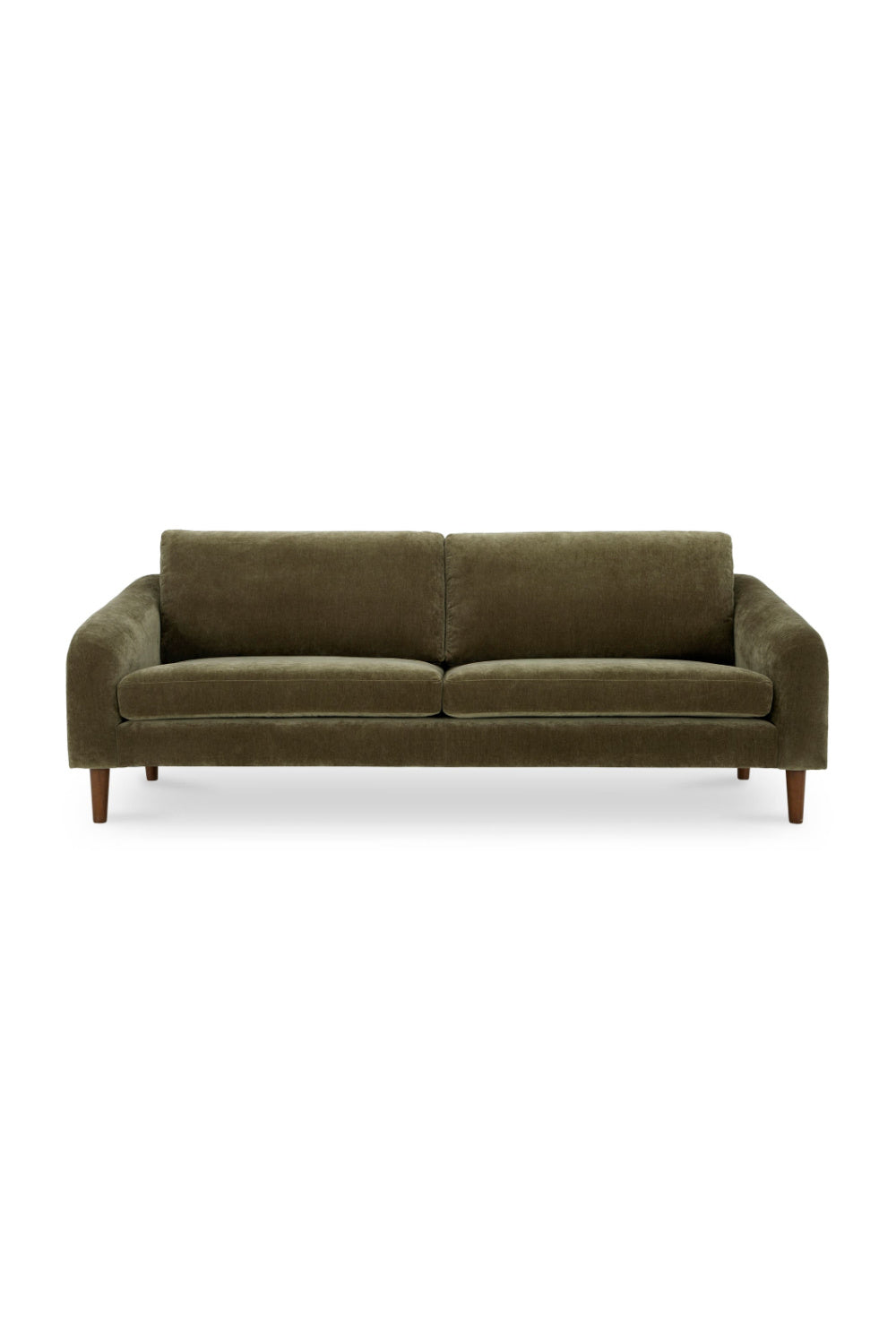 Modern European furniture - Wooden Leg 2-Seater Sofa - www.oroa.com | Oroa.com