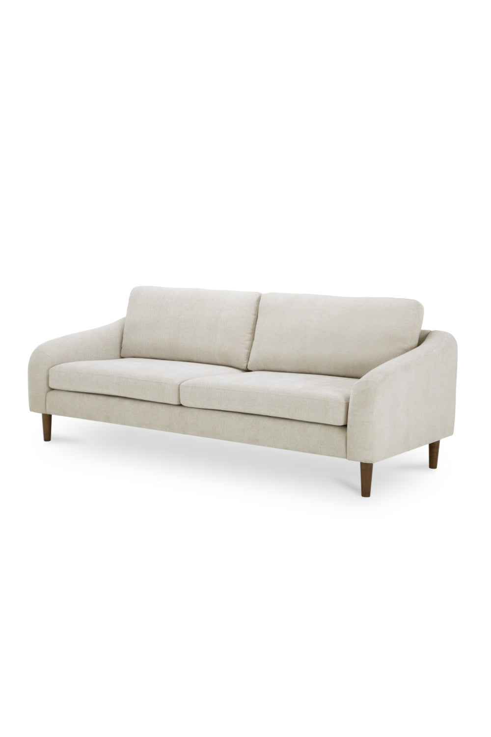 Modern European furniture - Wooden Leg 2-Seater Sofa - www.oroa.com | Oroa.com