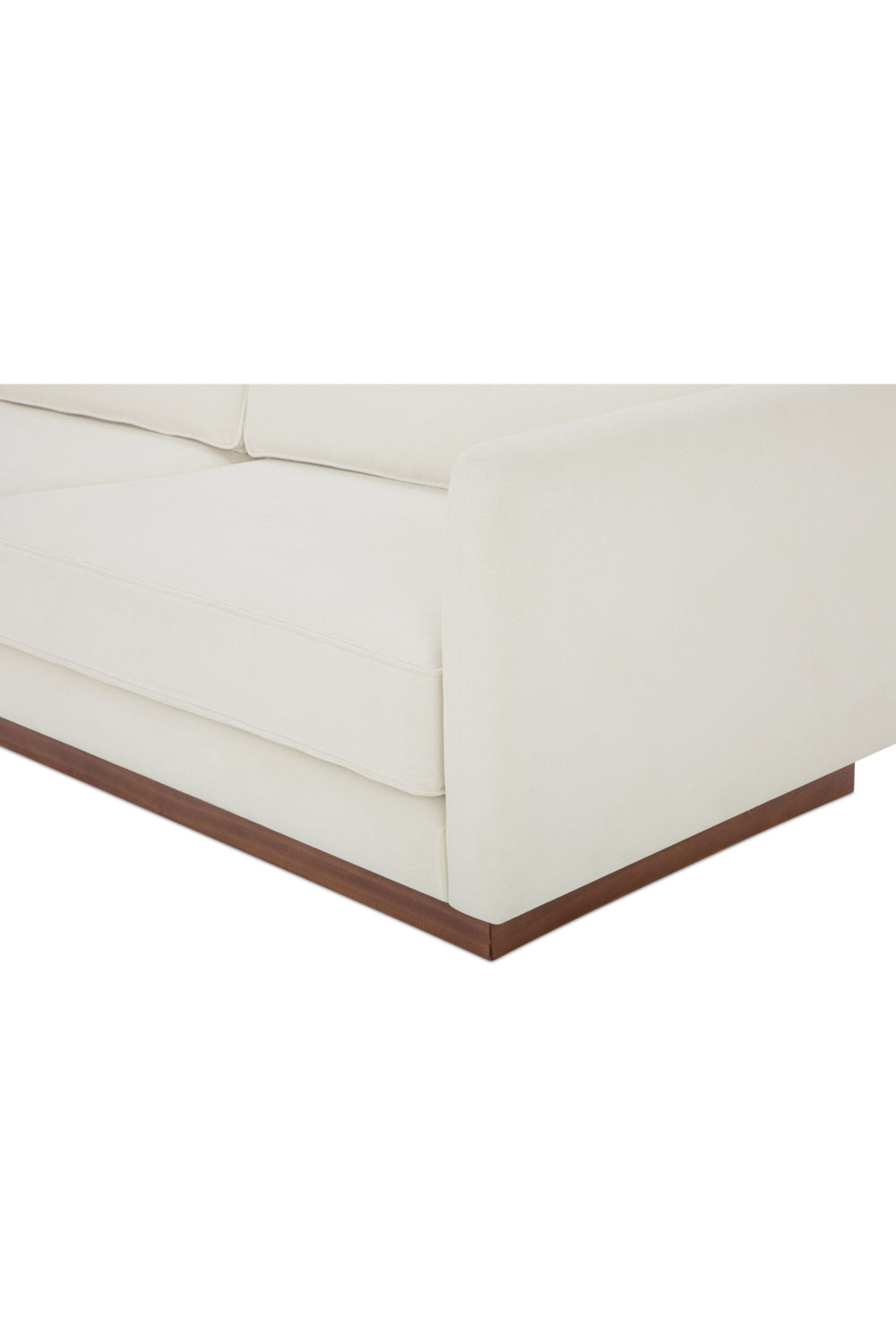 Modern European furniture - Mid-Century Modern White Sofa - www.oroa.com | Oroa.com