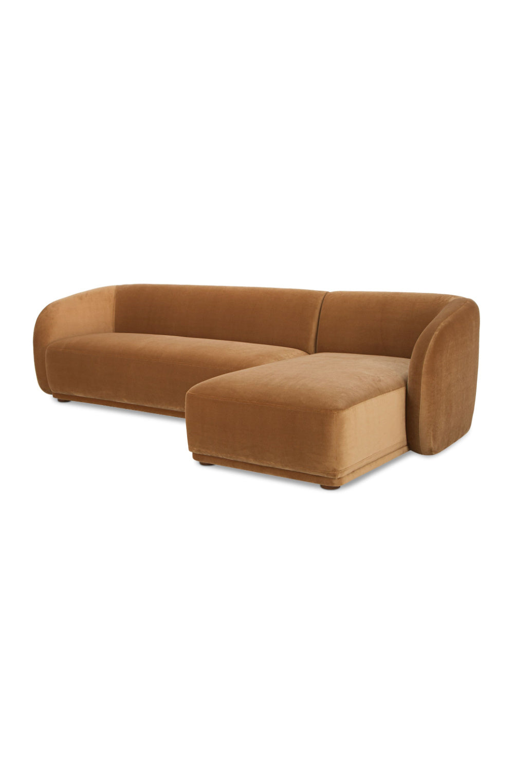 Curved Back Sectional Sofa | Novi Living Faye | Oroa.com