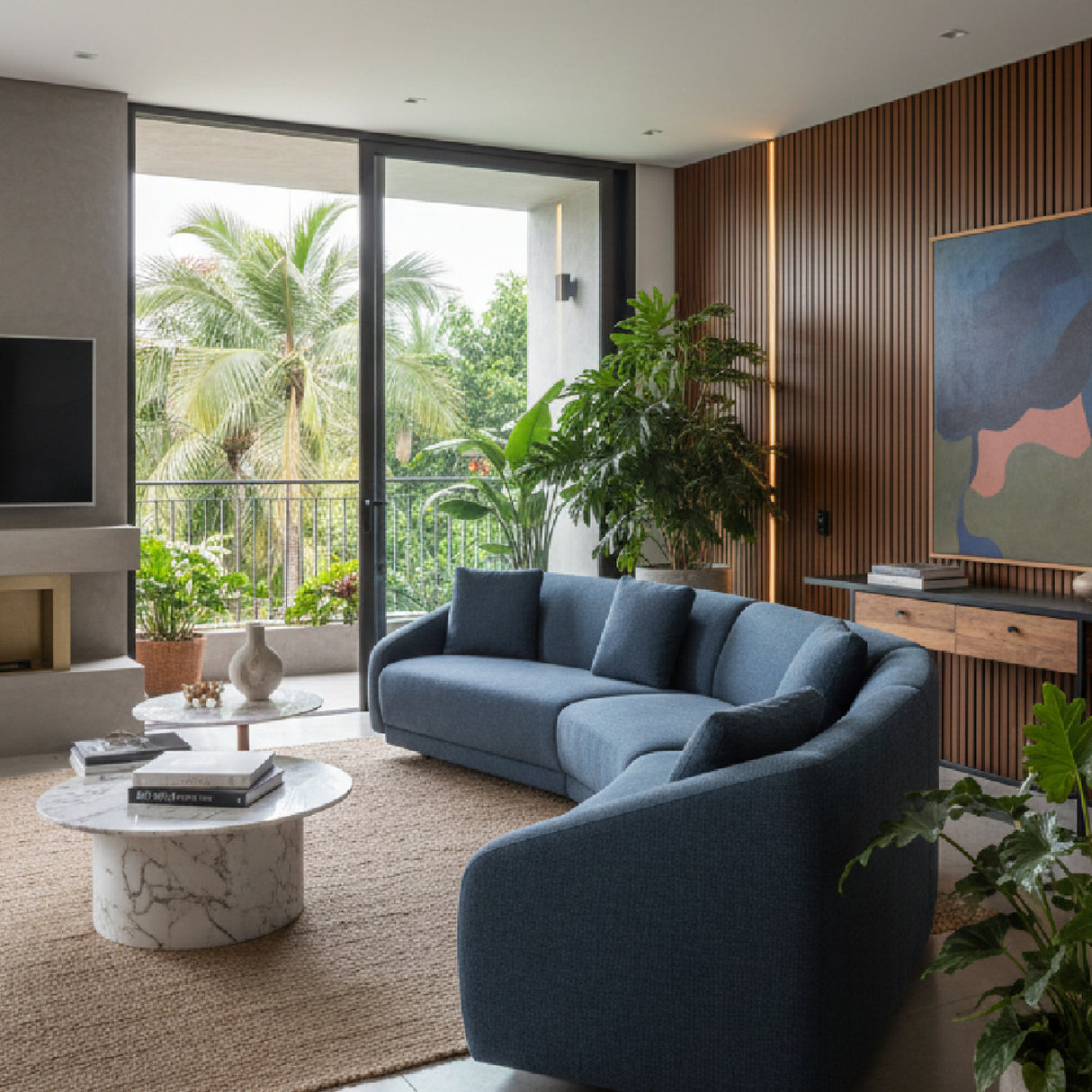 Contemporary Modular 3-Piece Sofa | Oroa.com