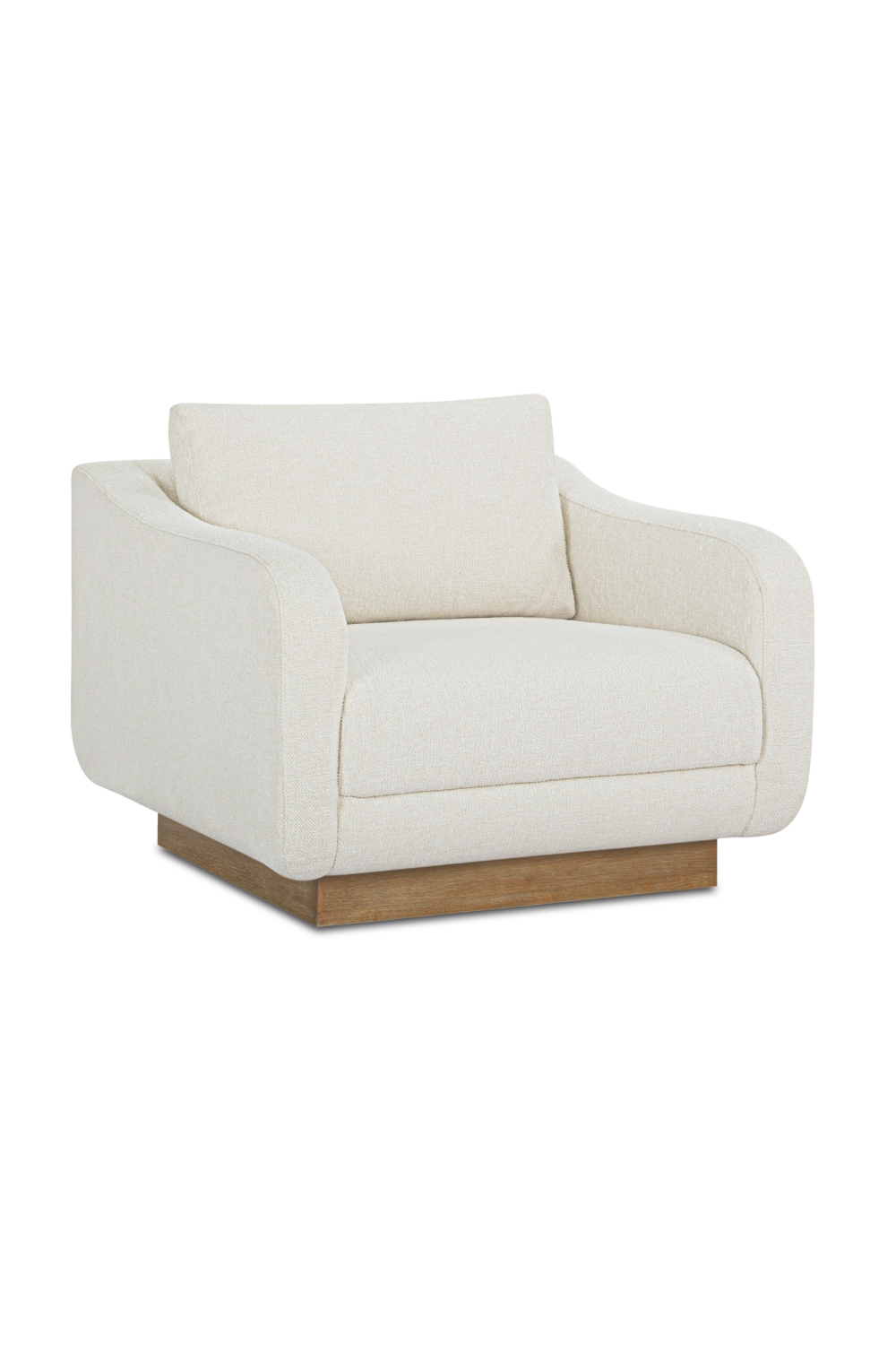 Modern European furniture - Wooden Base Lounge Chair - www.oroa.com | Oroa.com