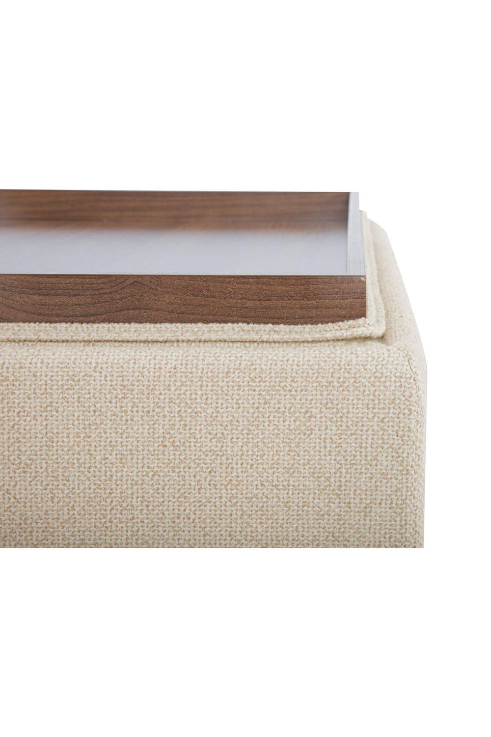 Modern European furniture - Square Tray Storage Ottoman - www.oroa.com | Oroa.com