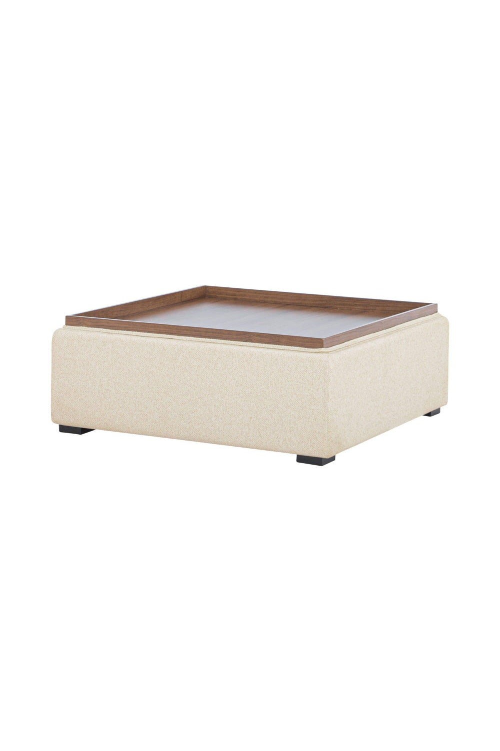 Modern European furniture - Square Tray Storage Ottoman - www.oroa.com | Oroa.com