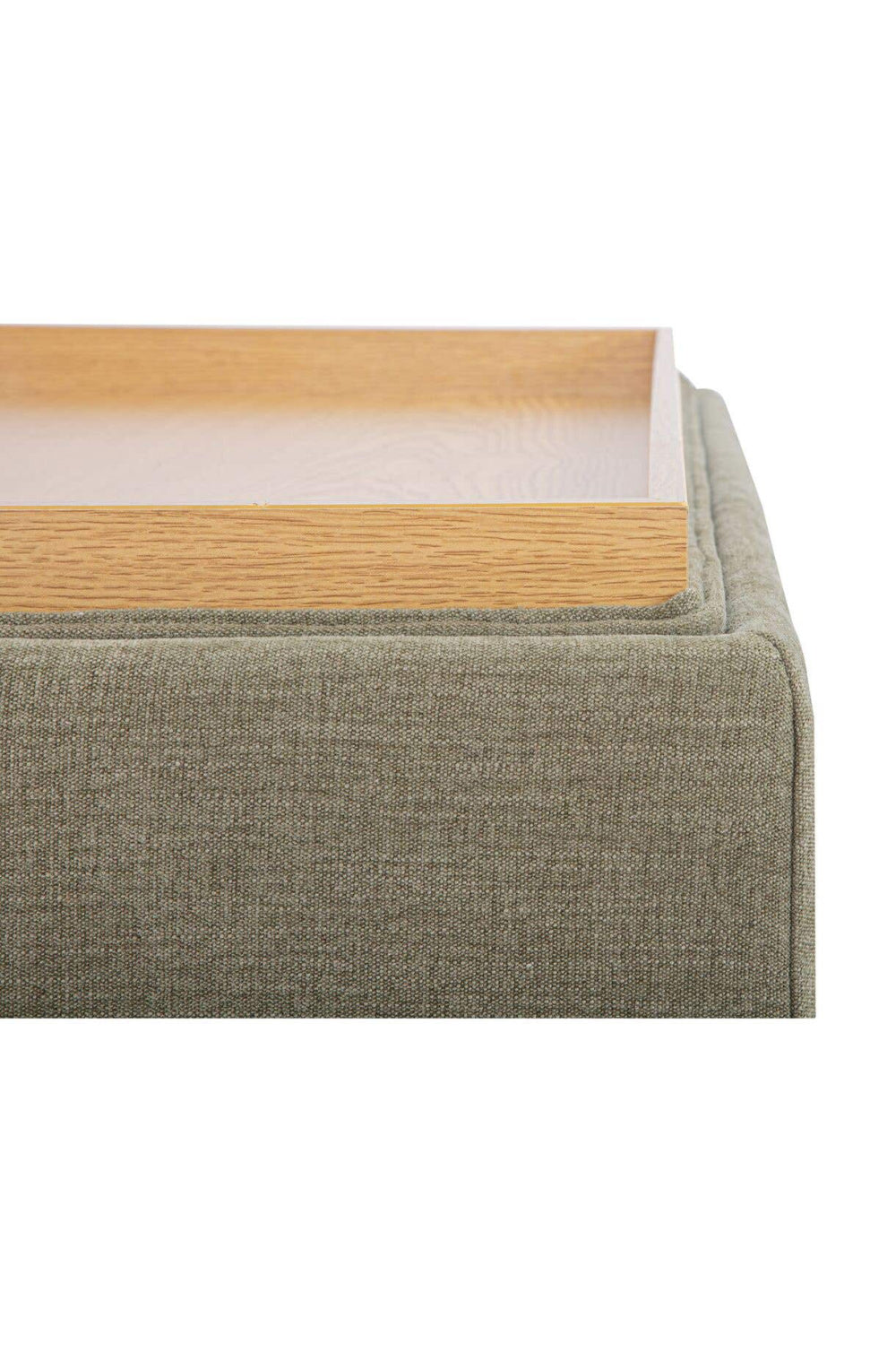 Modern European furniture - Square Tray Storage Ottoman - www.oroa.com | Oroa.com