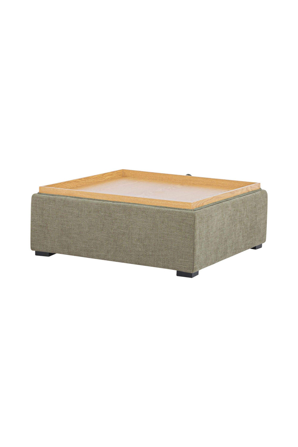 Modern European furniture - Square Tray Storage Ottoman - www.oroa.com | Oroa.com
