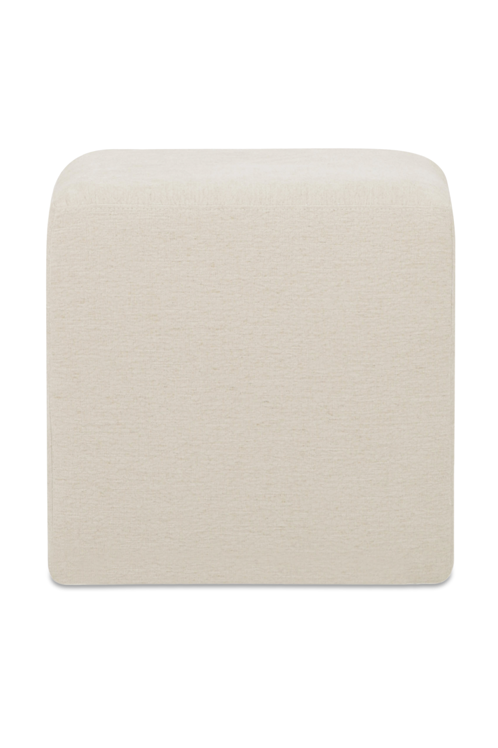 Linen Blend Square Stool | Novi Living Aidy | Oroa.com