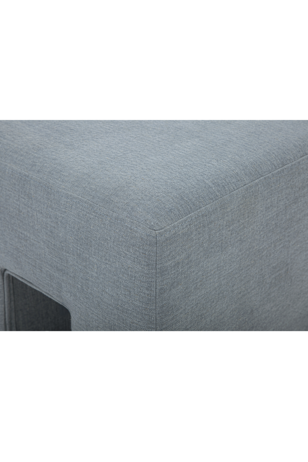 Modern European furniture - Linen Blend Square Stool - www.oroa.com | Oroa.com
