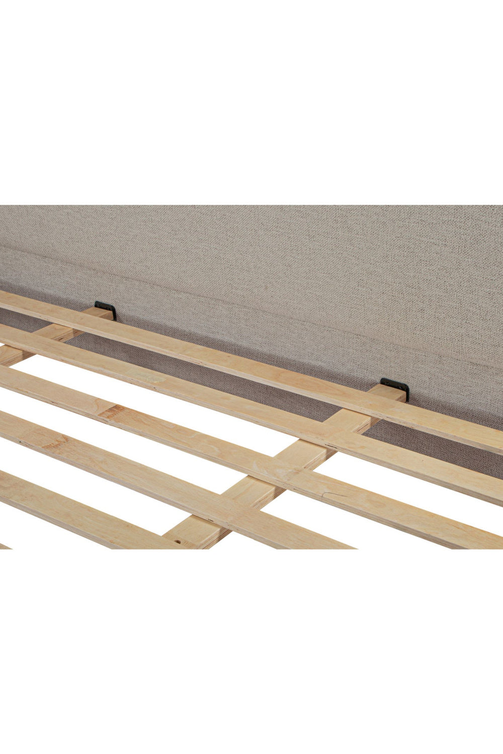 Modern European furniture - Rubberwood Framed Beige Bed - www.oroa.com